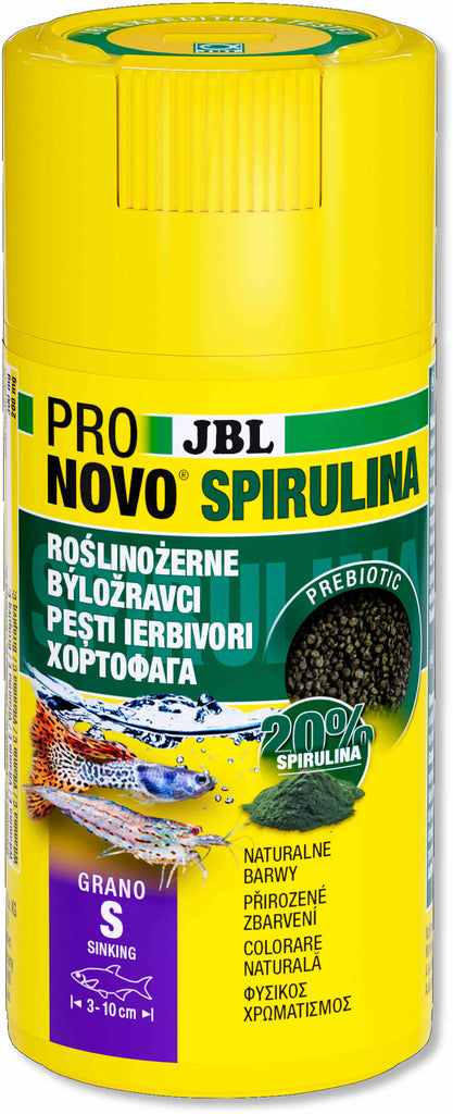 JBL ProNovo Spirulina S Hrana pentru pestii de acvariu 100ml