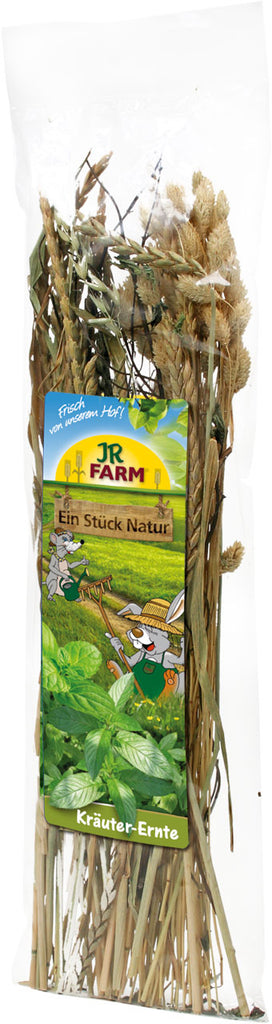 JR FARM Herb Harvest, hrană complementară pentru rozătoare şi iepuri pitici 80g - Maxi-Pet.ro