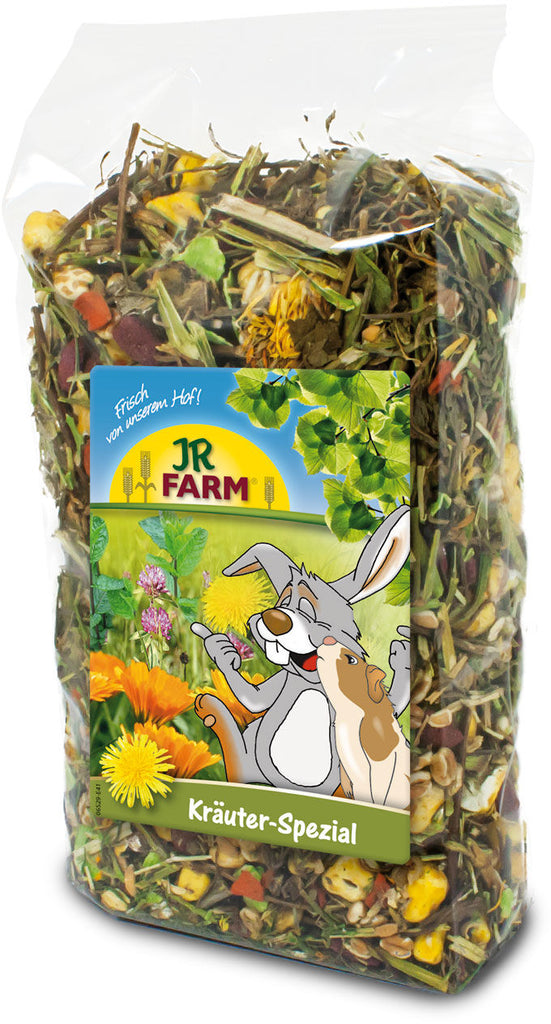 JR FARM Herbs plus, delicatesă pentru rozătoare, cu plante diverse 500g - Maxi-Pet.ro