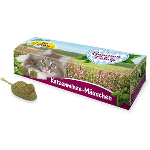 JR FARM Jucarie pentru pisici, Soricel cu catnip 4 bucati 20g