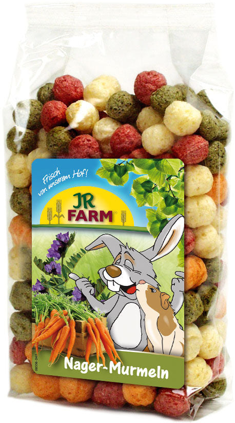 JR FARM Rodent Marbels, hrana complementara rozatoare şi iepuri pitici 150g