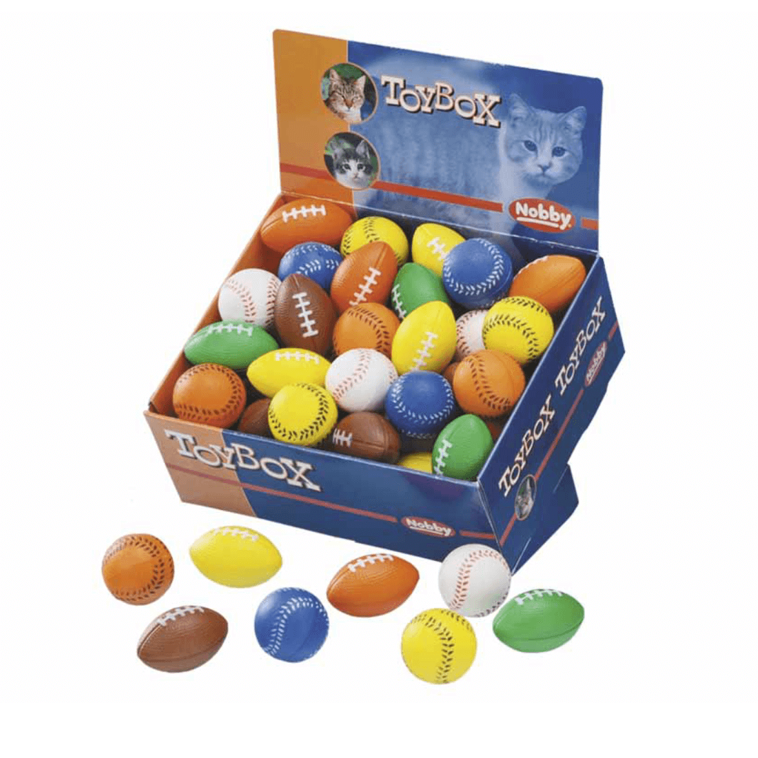 Jucarie pentru pisici Nobby Minge Sport 4 cm - Animax