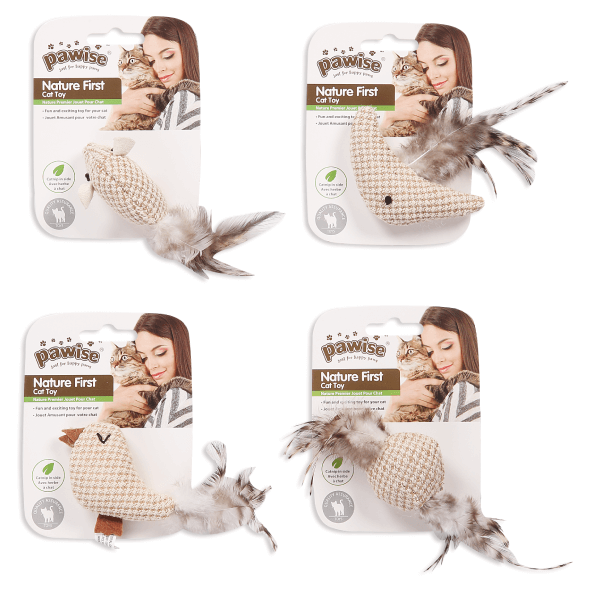 Jucarie pentru pisici Pawise Nature First 11x9cm - Animax
