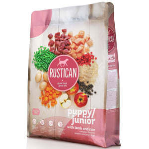 RUSTICAN PUPPY/JUNIOR cu Miel si Orez, fara gluten