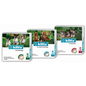 KILTIX (Bayer) Colier impotriva puricilor si capuselor pentru caini 