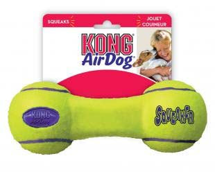 KONG Jucărie pentru câini Air Squeaker Dumbell cu sunet - Maxi-Pet.ro