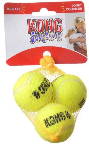 KONG Jucărie pentru câini Air Squeaker Tenis Ball 3 bucăţi - Maxi-Pet.ro