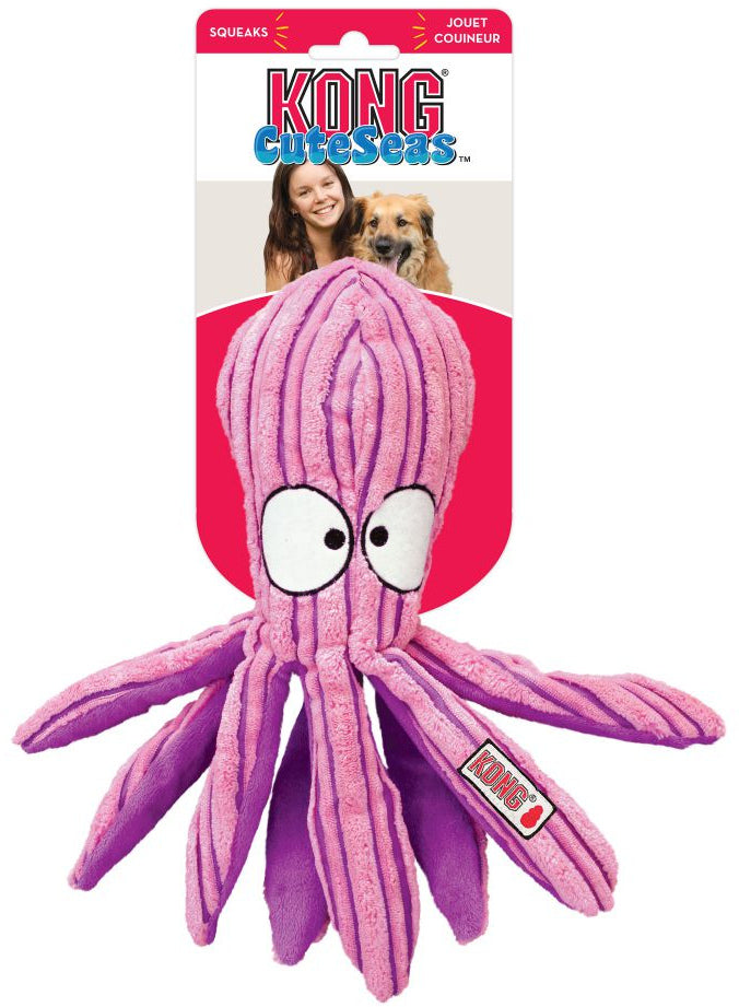 KONG Jucarie pentru caini Cuteseas Octopus, S, 5.72x5.72x17,15cm