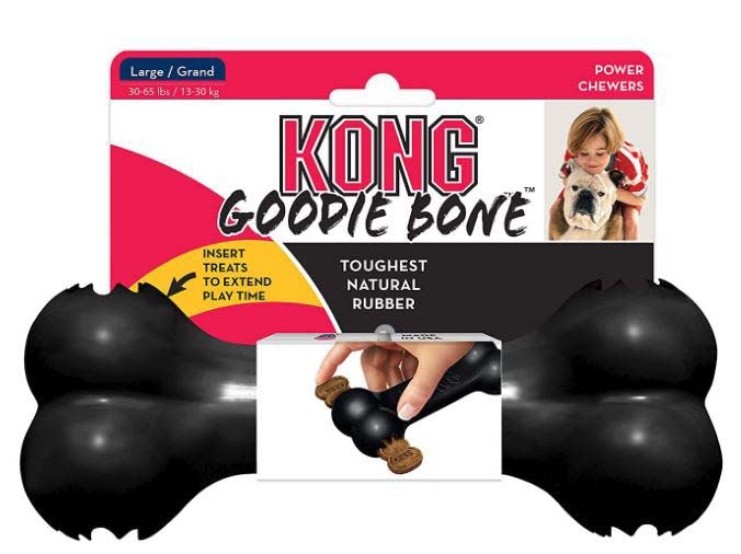 KONG Jucarie pentru caini Extreme Goodie Bone, L 22,23x5,72x15,24cm