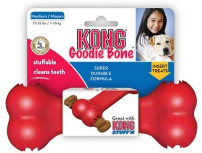 KONG Jucarie pentru caini Medium Goodie Bone, 17,78x4,45x13,97cm