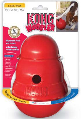 KONG Jucarie pentru caini Wobbler Small, 15,24x11,43x22,86cm