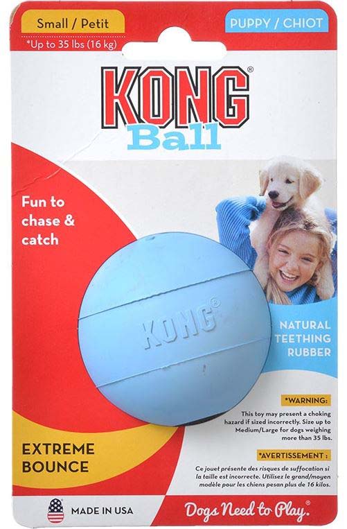 KONG Jucarie pentru catelusi Puppy Ball Hole