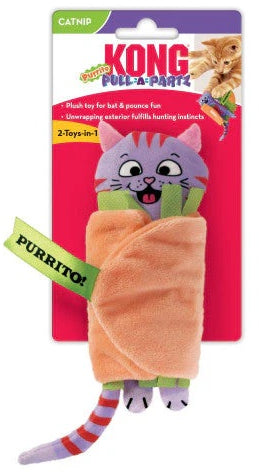 KONG Jucarie pentru pisici Pull-A-Partz Purrito