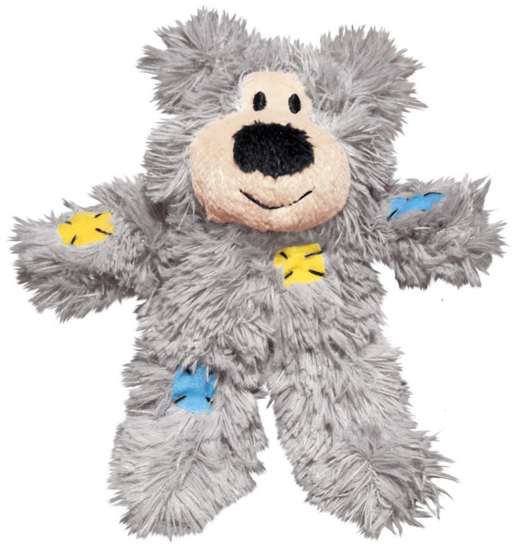 KONG Jucarie pentru pisicute Patchwork Bear, diverse culori, 12.70cm