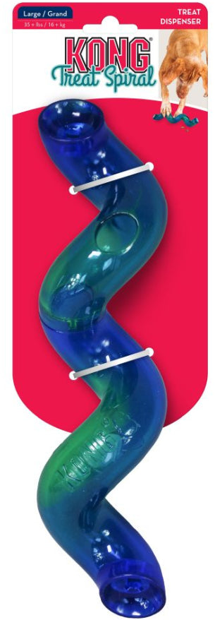 KONG Jucarie pt caini cu eliberare recompense,Spiral Stick, L, 7.62x7.62x30.48cm