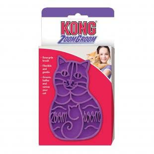 KONG Perie Cat Zoom Groom din cauciuc pentru pisici 18x12x3cm