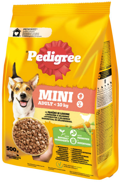 PEDIGREE Hrana uscata pentru caini Adult Talie Mica, cu Pasare/Legume