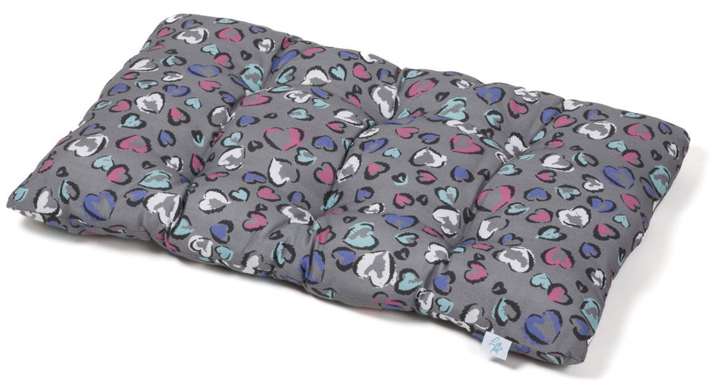 LEO PET Perna pentru caini Bomber, gri, cu model inimioare