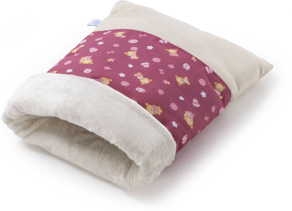LEO PET Sac de dormit pentru pisicute Iride Orsetti, roz, 40x50 cm