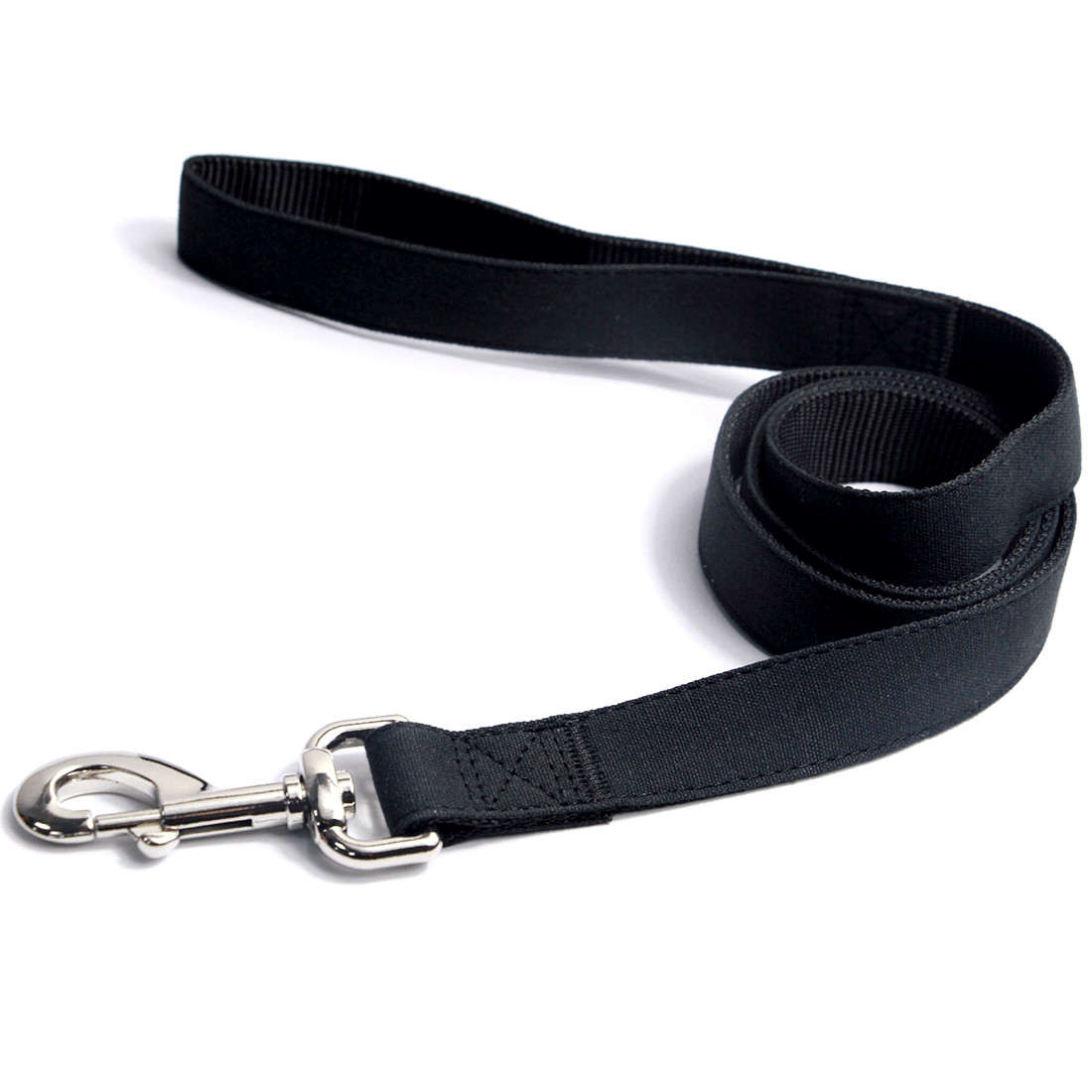 Lesa neagra din nylon pentru caini Hamate 1.2 m x 3.2 cm - Animax