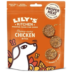 LILY'S KITCHEN Bites Recompensa pentru caini Chomp-away, cu Pui 70g