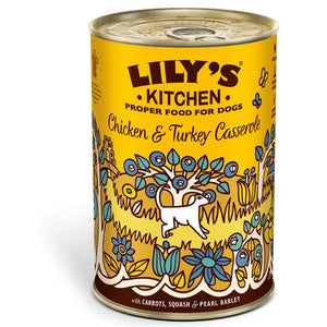 LILY'S KITCHEN Conserva pentru caini, cu Pui si Curcan 400g