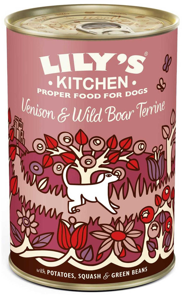 LILY'S KITCHEN Conserva pentru caini, terina cu vanat si mistret 400g