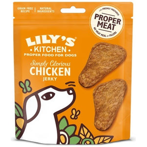 LILY'S KITCHEN Jerky Recompensa pentru caini Simply Glorious, cu Pui 70g