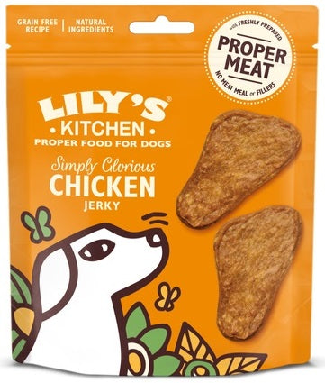 LILY'S KITCHEN Jerky Recompensa pentru caini Simply Glorious, cu Pui 70g
