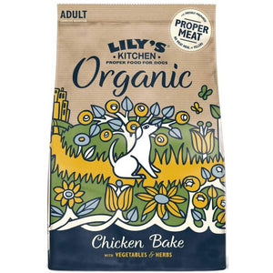 LILY'S KITCHEN Organic, pui cu legume si condimente, fara cereale