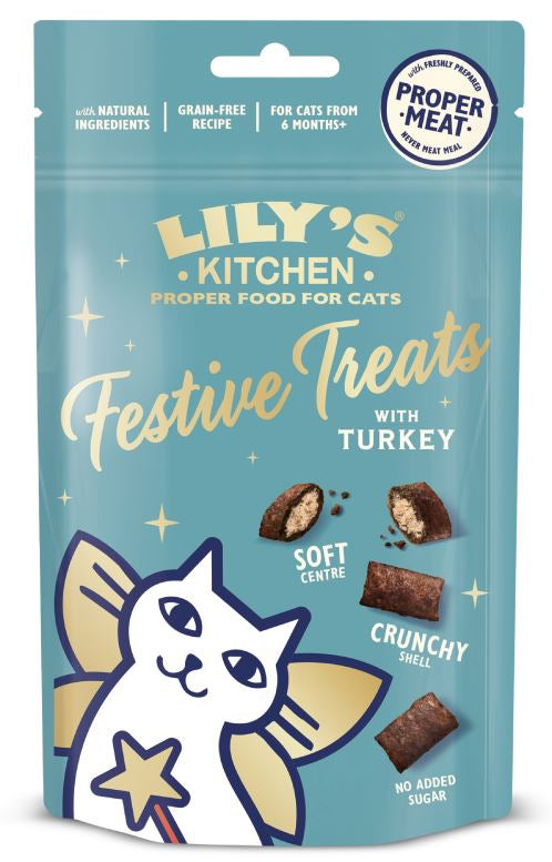 LILY'S KITCHEN Recompensa pentru pisici, editie Christmas 2024 70g
