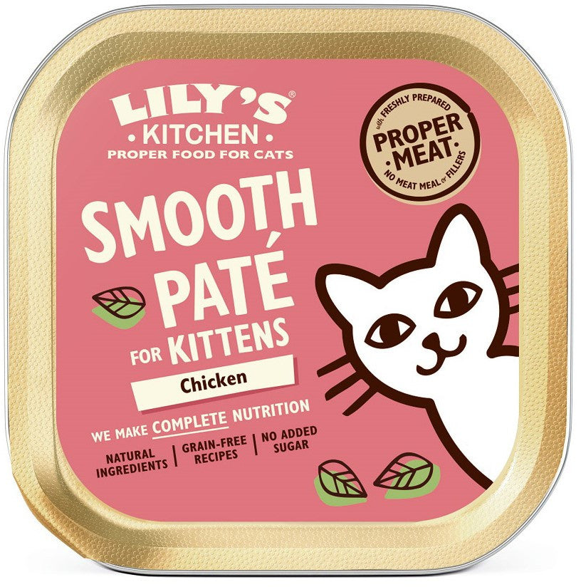 LILY'S KITCHEN Smooth Pat pentru KITTEN, cu Pui 85g - Maxi-Pet.ro