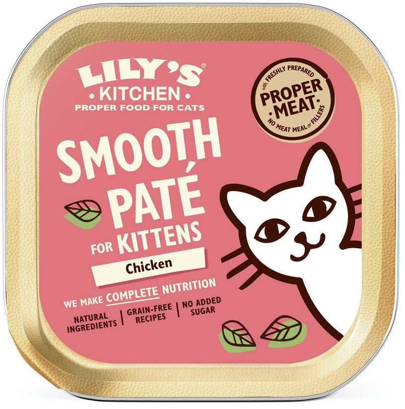 LILY'S KITCHEN Smooth Pate pentru KITTEN, cu Pui 85g