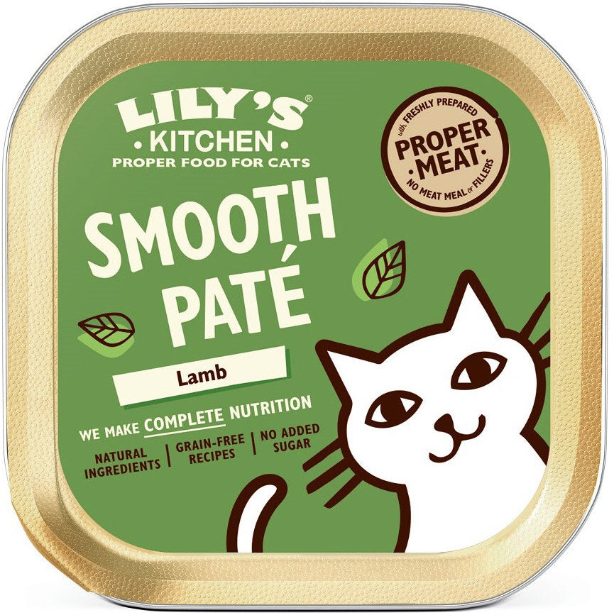 LILY'S KITCHEN Smooth Pate pentru pisici, cu Miel, fara cereale 85g
