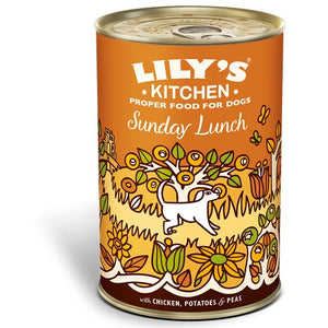 LILY'S KITCHEN Sunday Lunch Conserva pentru caini, cu pui si cartofi 400g