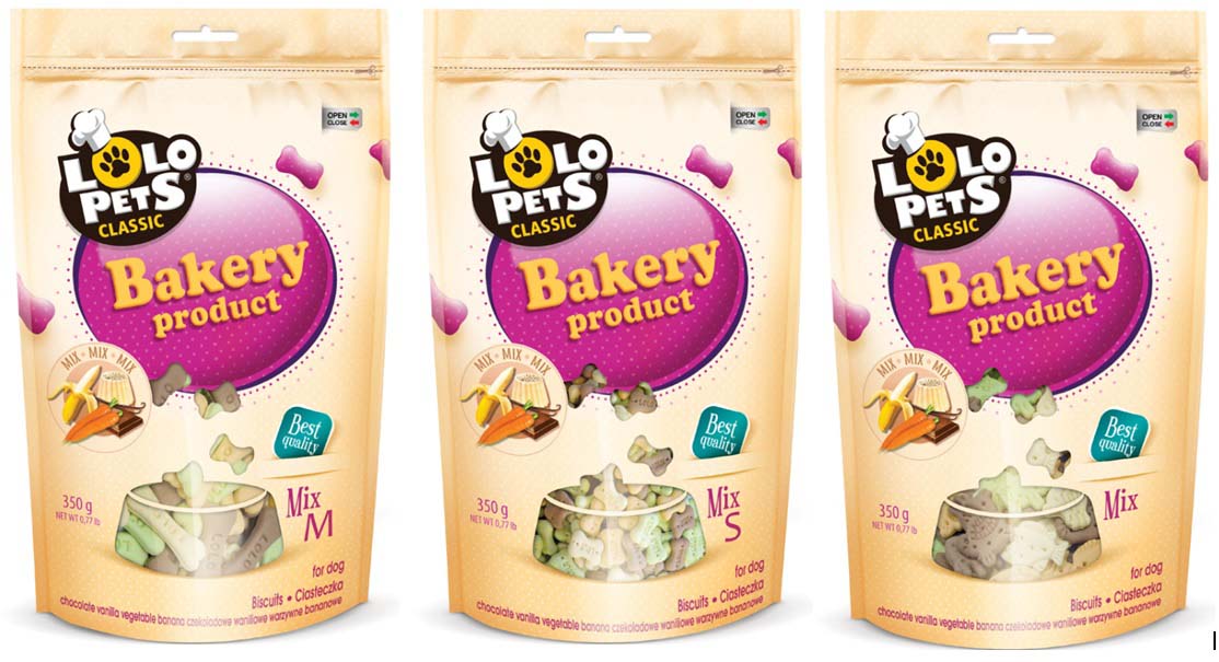 LOLO PETS CLASSIC Biscuiti pentru caini, punga 350g
