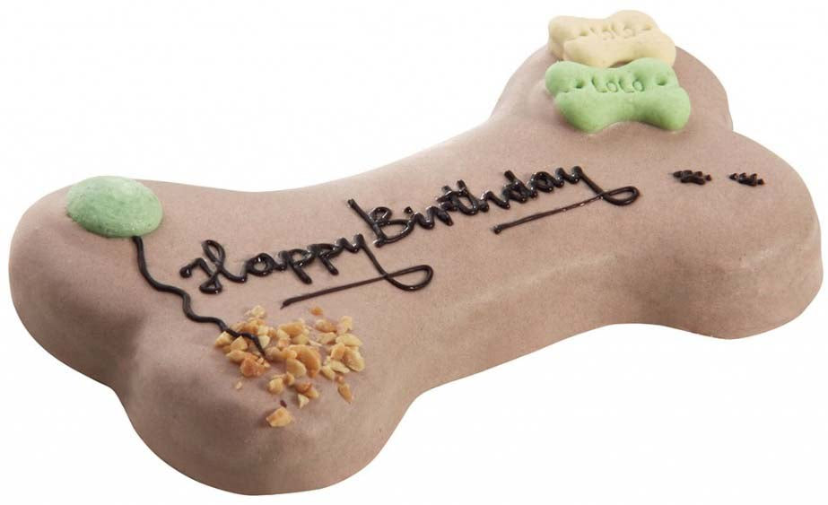 LOLO PETS CLASSIC Tort pentru caini Happy Birthday cu nuci şi ciocolata 250g