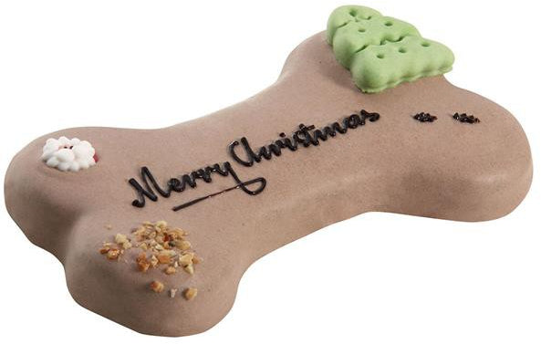 LOLO PETS Merry Christmas Tort câini, alune şi ciocolată, ediţie de Crăciun 250g - Maxi-Pet.ro