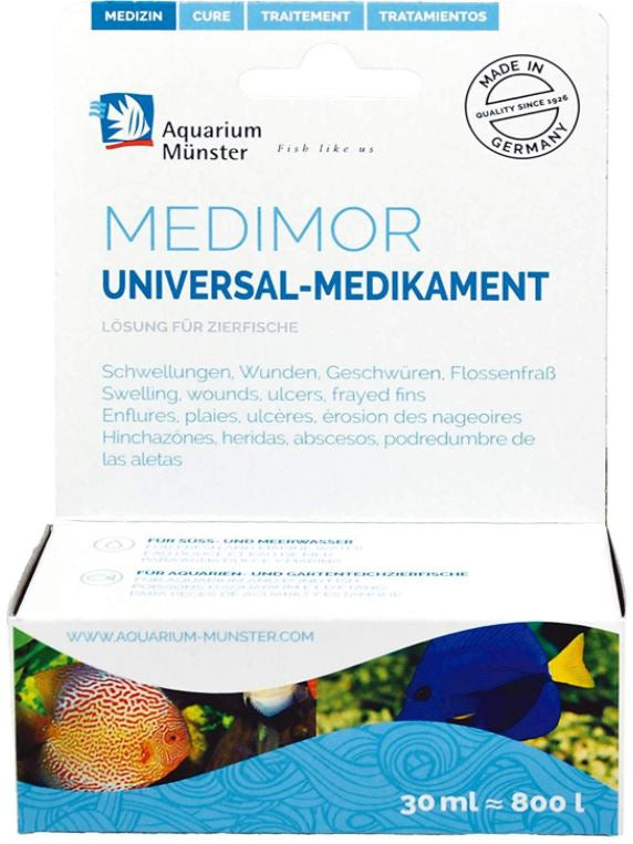 AQUARIUM MUNSTER Medimor 30ml for 800 l Fresh/Marin - Tratament