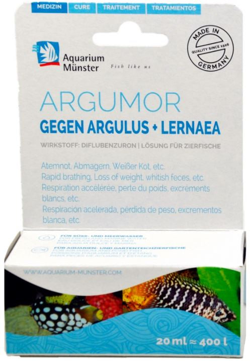 AQUARIUM MUNSTER Argumor 20ml pentru 400 l Fresh/Marin - Tratament