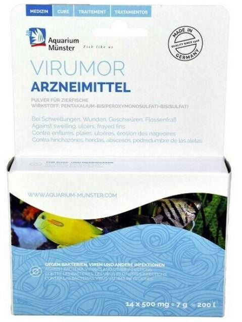 AQUARIUM MUNSTER Virumor 14x500 mg for 200 l Fresh/Marin - Tratament