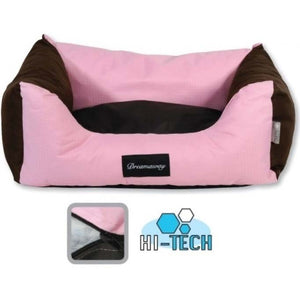 FABOTEX Pat pentru caini BOSTON Roz/Maro, 100x80x25 cm