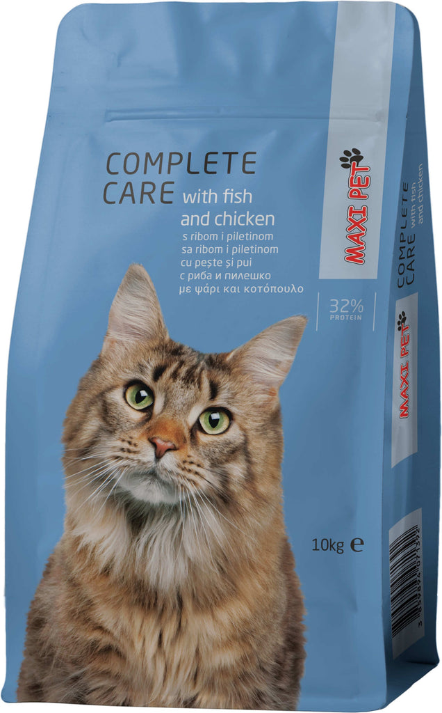 MAXI PET Complete Care Peste si Pui, hrana pentru pisici adulte 10kg