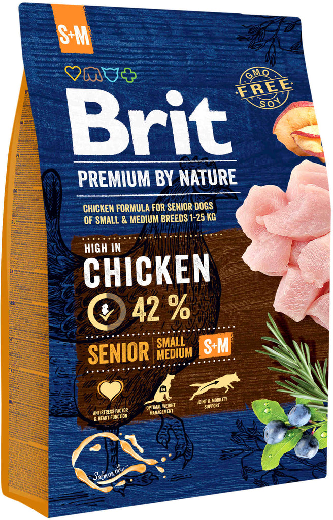 BRIT Premium by Nature SENIOR Small/Medium Breed