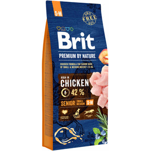 BRIT Premium by Nature SENIOR Small/Medium Breed 15kg