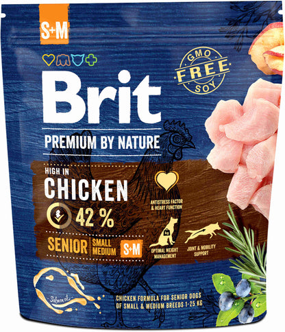 BRIT Premium by Nature SENIOR Small/Medium Breed 1kg