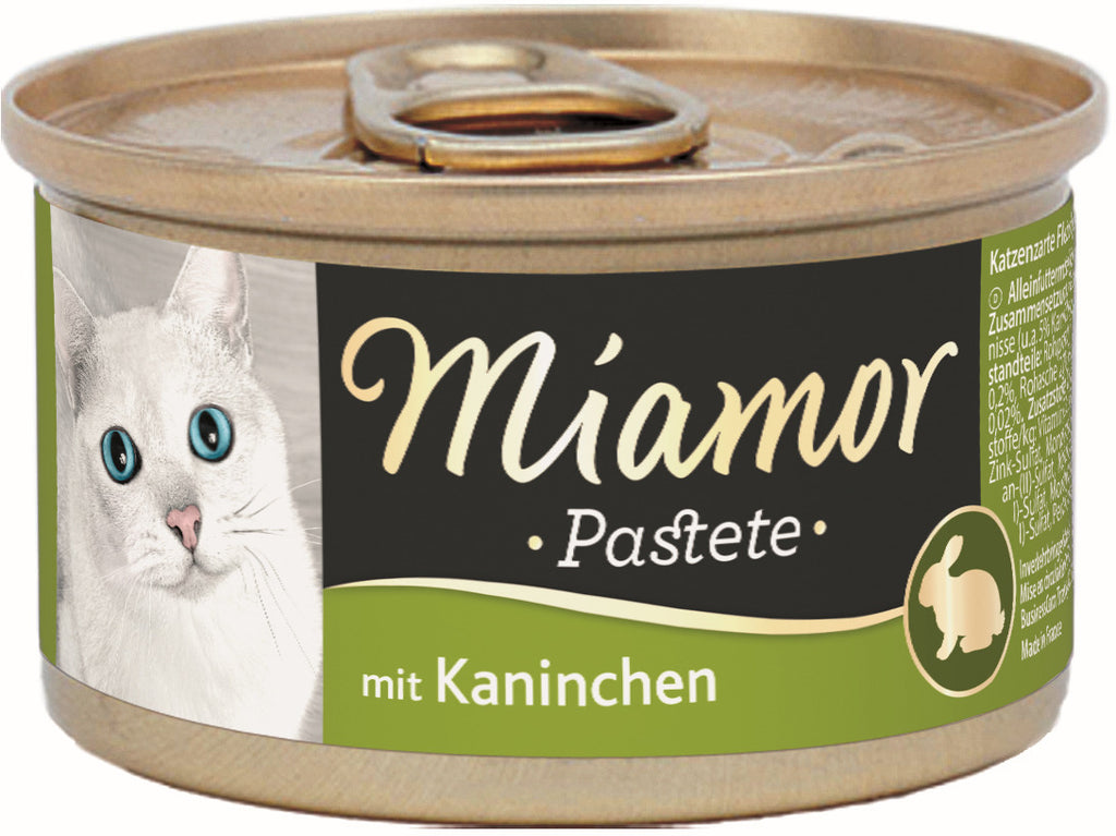MIAMOR Pate pentru pisici, cu Iepure 85g