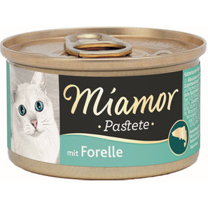 MIAMOR Pate pentru pisici, cu Pastrav 85g