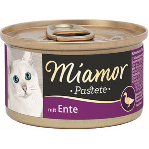 MIAMOR Pate pentru pisici, cu Rata 85g