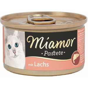 MIAMOR Pate pentru pisici, cu Somon 85g